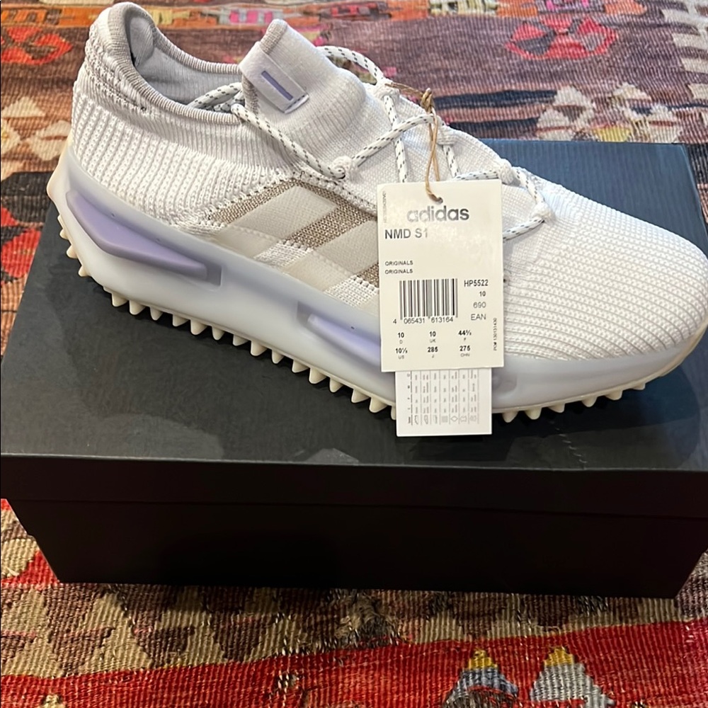 adidas NMD S1 White Athletic Shoes